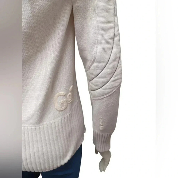 G-Star  LS Turtleneck Knit White Sweater Size Small - Picture 4 of 10